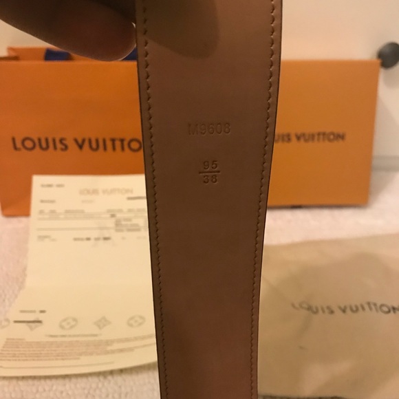 BRAND NEW Monogram Canvas LV Initiales Brown Belt - Picture 4 of 6